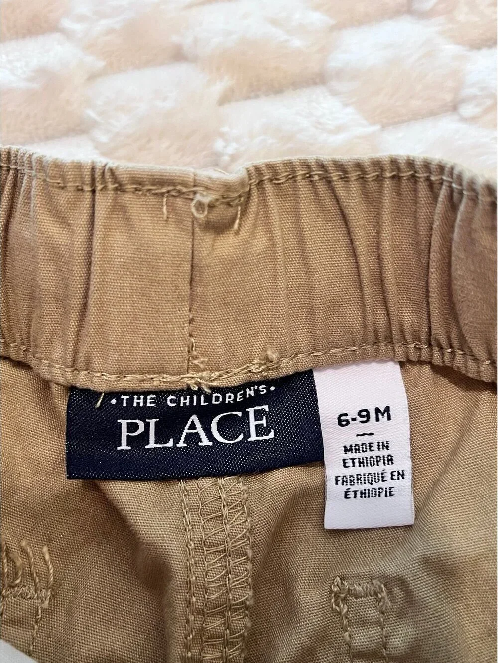 TCP Baby Boy Chino Style Pull-on Shorts; 2-pk (Khaki & Navy; Size 6-9m)